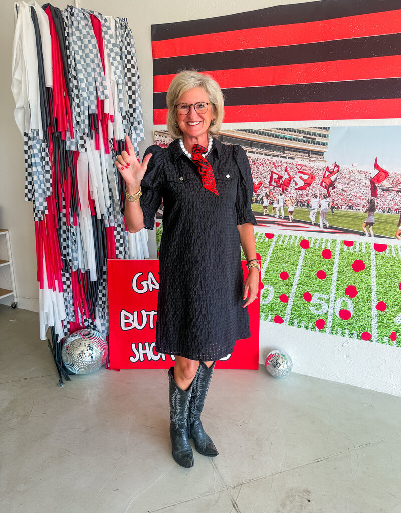 J.HOFFMAN'S Good Energy Dress- Black