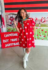 J.HOFFMAN'S Cosmic Dress in Red