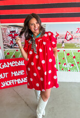 J.HOFFMAN'S Cosmic Dress in Red