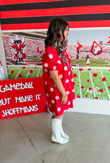 J.HOFFMAN'S Cosmic Dress in Red
