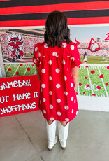 J.HOFFMAN'S Cosmic Dress in Red