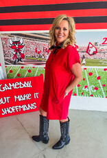 J.HOFFMAN'S Powder Dress- Red