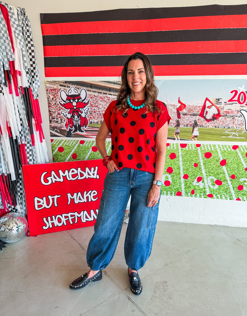 J.HOFFMAN'S Gameday Dots Top