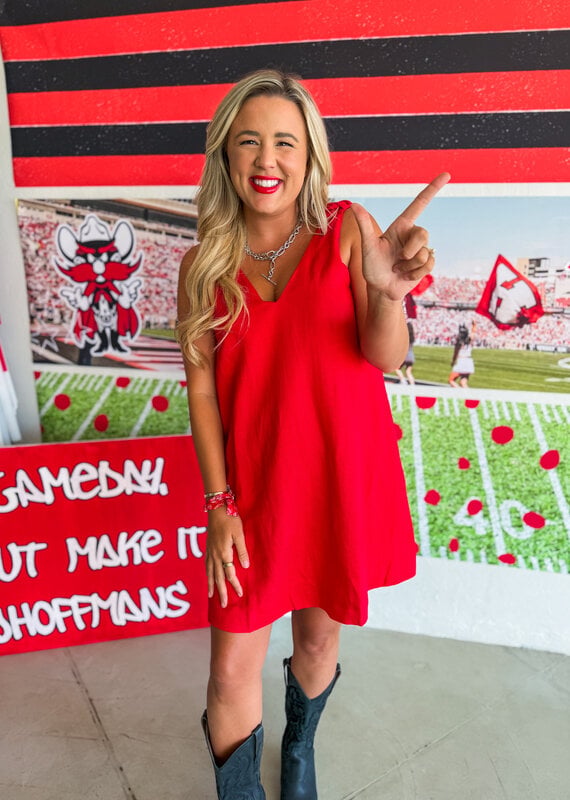 J.HOFFMAN'S Wynette Dress- Rouge