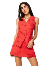 J.HOFFMAN'S Queen of Sparkles Texas Tech Tonal Skirt