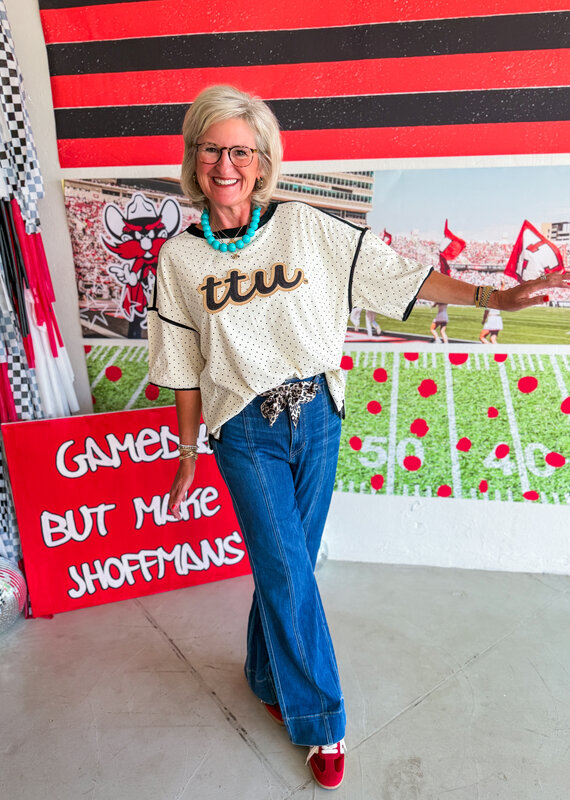 J.HOFFMAN'S - LICENSE **jhoff original design** Polka Dot Double Tee