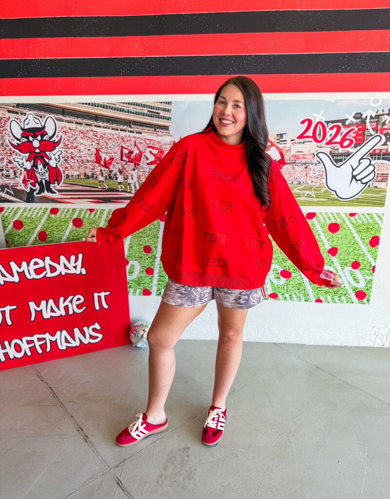 J.HOFFMAN'S Queen of Sparkles Stadium Glam Sweatshirt