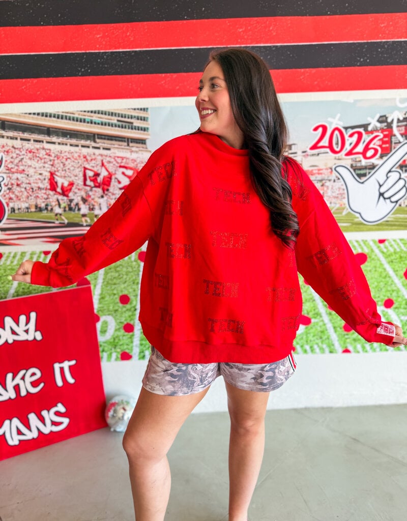 J.HOFFMAN'S Queen of Sparkles Stadium Glam Sweatshirt