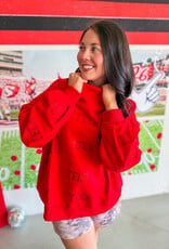 J.HOFFMAN'S Queen of Sparkles Stadium Glam Sweatshirt