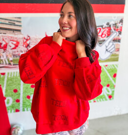 J.HOFFMAN'S Queen of Sparkles Stadium Glam Sweatshirt
