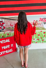 J.HOFFMAN'S Queen of Sparkles Stadium Glam Sweatshirt