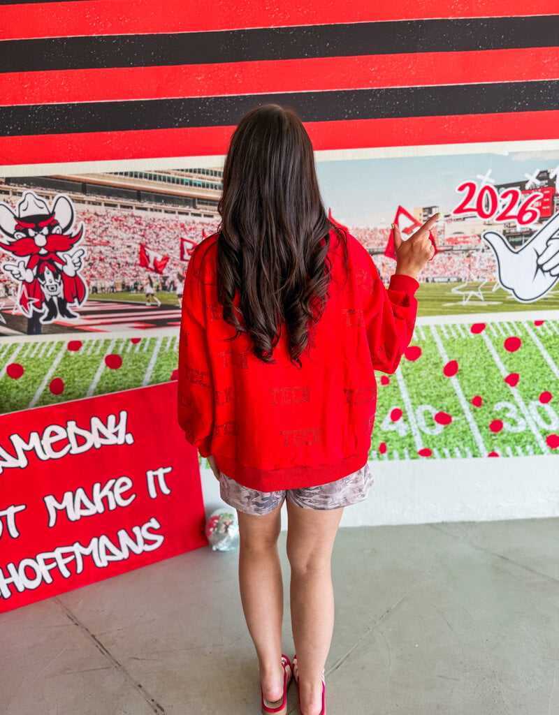 J.HOFFMAN'S Queen of Sparkles Stadium Glam Sweatshirt