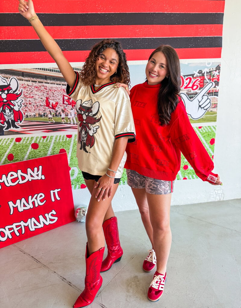 J.HOFFMAN'S Queen of Sparkles Stadium Glam Sweatshirt