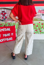 J.HOFFMAN'S Wild West Jean in Cream