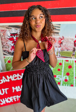 J.HOFFMAN'S Checkered Magnetic Scarf Necklace