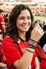 J.HOFFMAN'S Skinny Scarf- Texas Tech Red Raiders