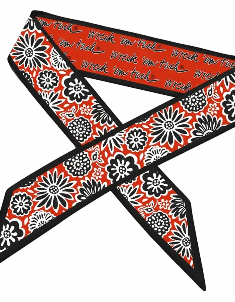 J.HOFFMAN'S Skinny Scarf- Texas Tech Red Raiders