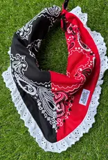 J.HOFFMAN'S Colorblock Gameday Bandana with Eyelets