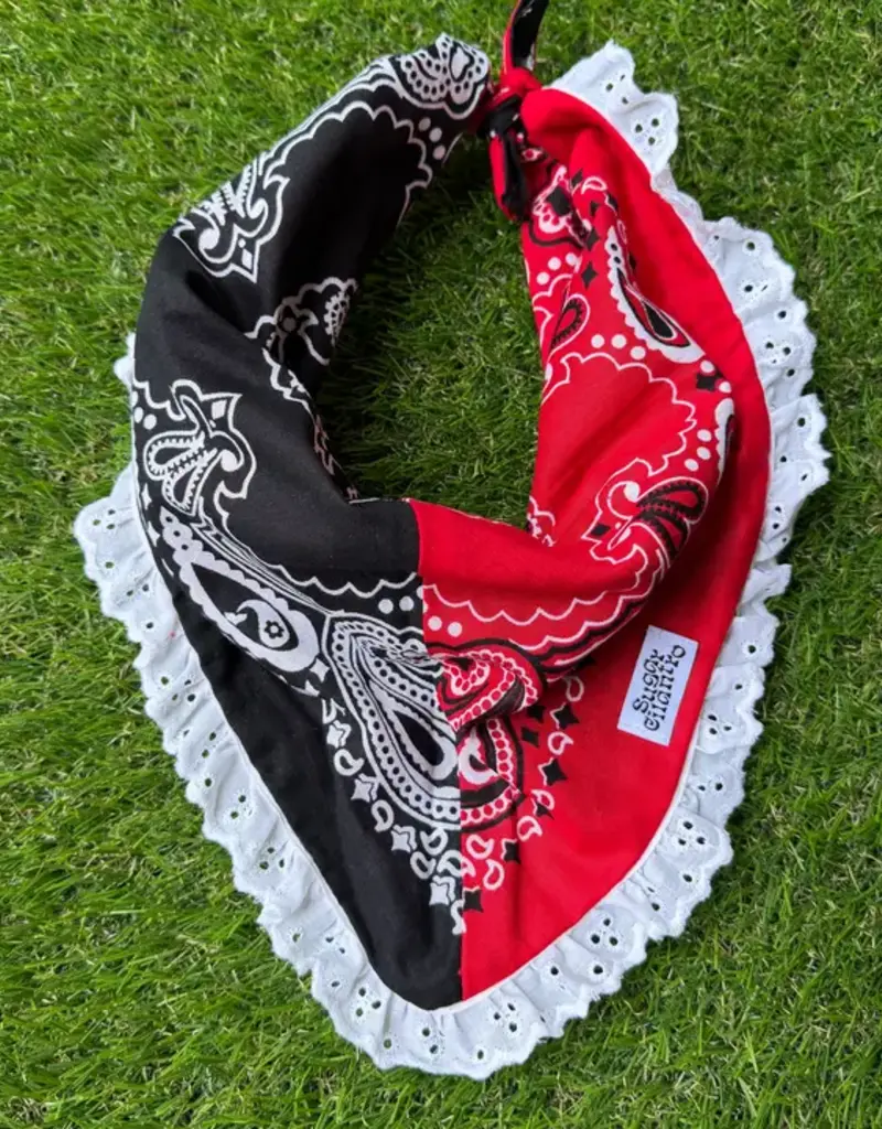 J.HOFFMAN'S Colorblock Gameday Bandana with Eyelets