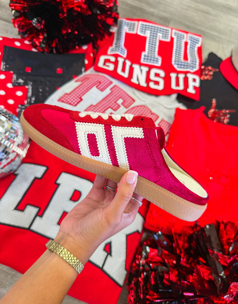 J.HOFFMAN'S Easter Sneaker in Velvet Red