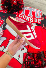 J.HOFFMAN'S Easter Sneaker in Velvet Red