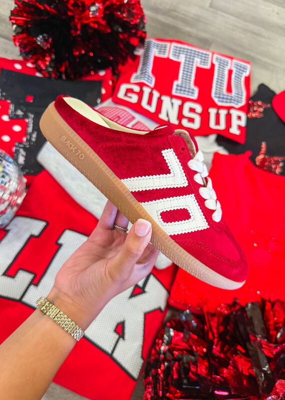 J.HOFFMAN'S Easter Sneaker in Velvet Red