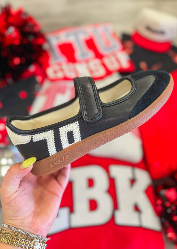 J.HOFFMAN'S Aya Sneaker in Black/ Milk