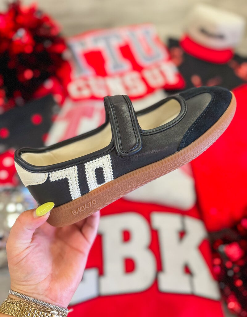J.HOFFMAN'S Aya Sneaker in Black/ Milk