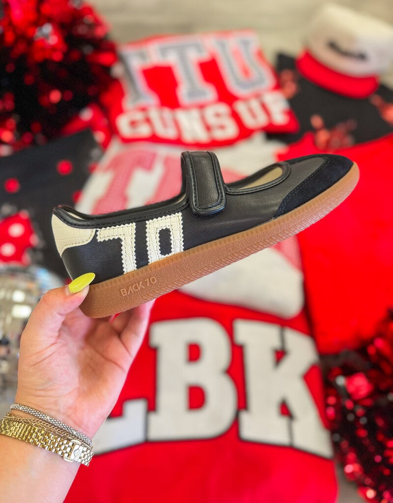 J.HOFFMAN'S Aya Sneaker in Black/ Milk