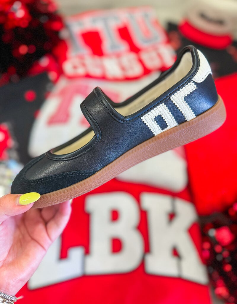 J.HOFFMAN'S Aya Sneaker in Black/ Milk