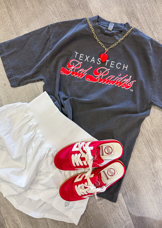 J.HOFFMAN'S - LICENSE **jhoff original design** Red Raiders Vintage Tee