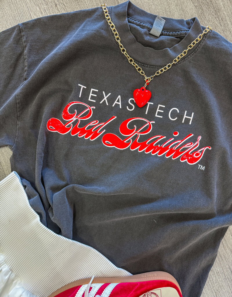 J.HOFFMAN'S - LICENSE **jhoff original design** Red Raiders Vintage Tee