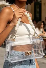 J.HOFFMAN'S The Pearla Clear bag in Gold