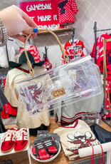J.HOFFMAN'S The Raider Clear Bag in Gold