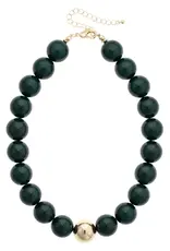 J.HOFFMAN'S Marjorie Black Gumball Necklace
