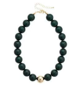 J.HOFFMAN'S Marjorie Black Gumball Necklace