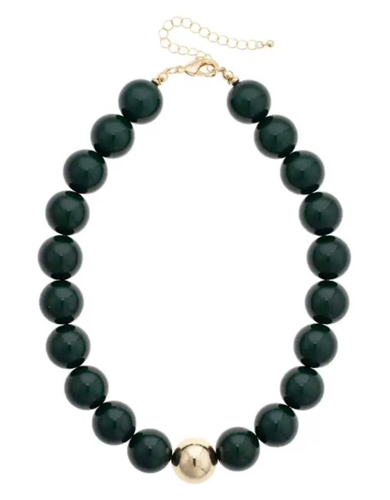 J.HOFFMAN'S Marjorie Black Gumball Necklace
