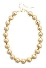 J.HOFFMAN'S Marjorie Gold Gumball Necklace