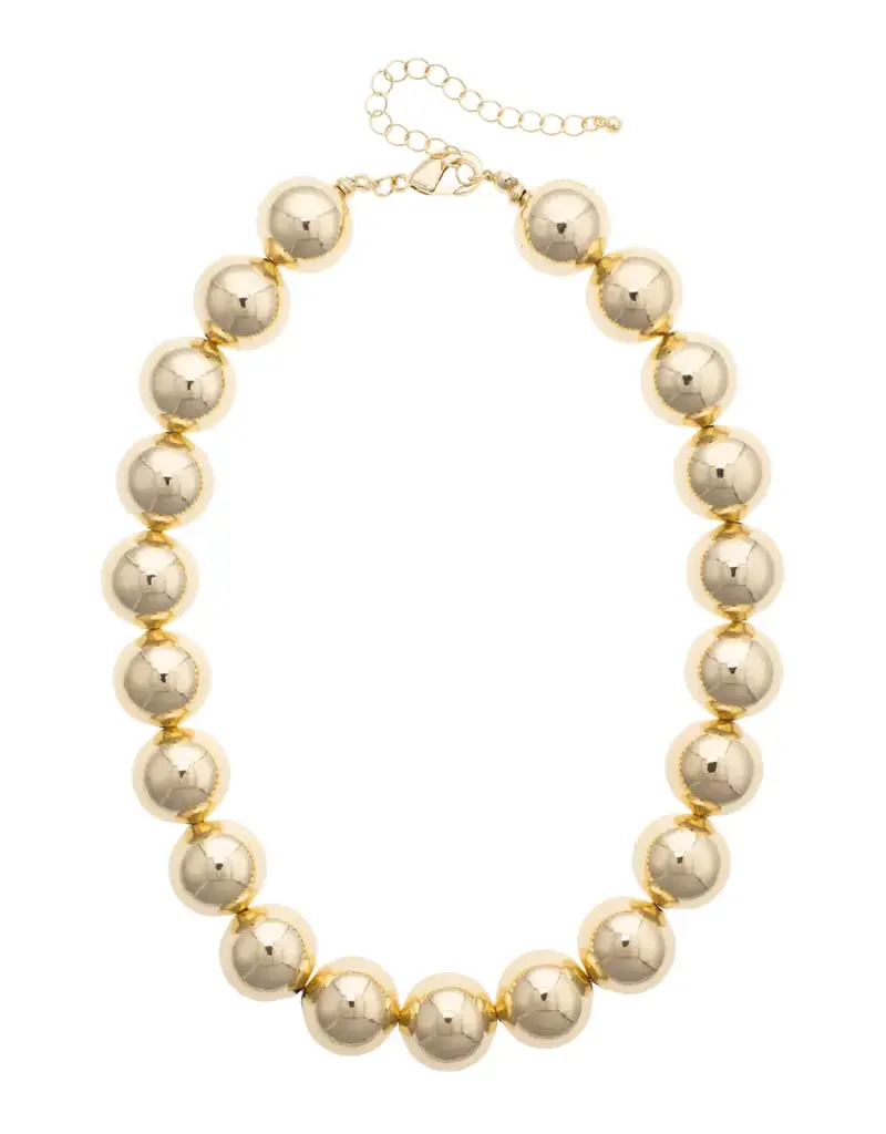 J.HOFFMAN'S Marjorie Gold Gumball Necklace