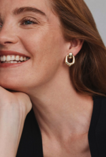 KENDRA SCOTT Embry Open Frame Earrings in Gold