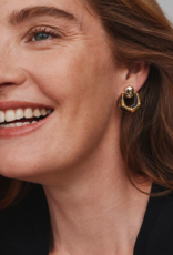 KENDRA SCOTT Embry Open Frame Earrings in Gold