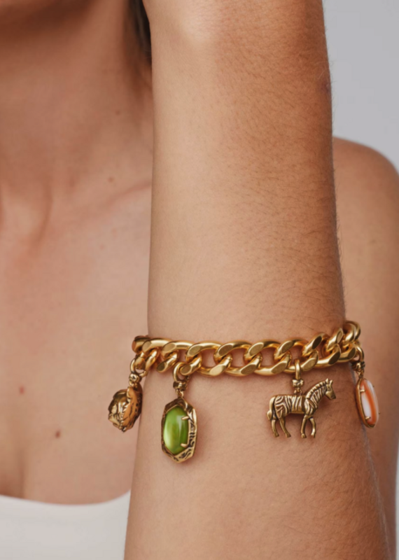KENDRA SCOTT Raina Charm Bracelet in Multi Mix