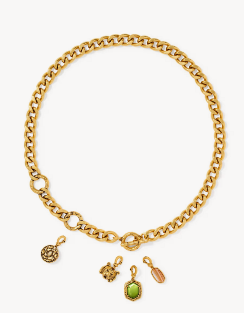KENDRA SCOTT Raina Charm Necklace in Multi Mix