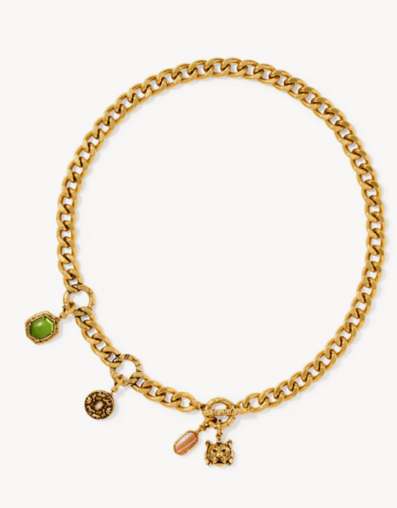 KENDRA SCOTT Raina Charm Necklace in Multi Mix