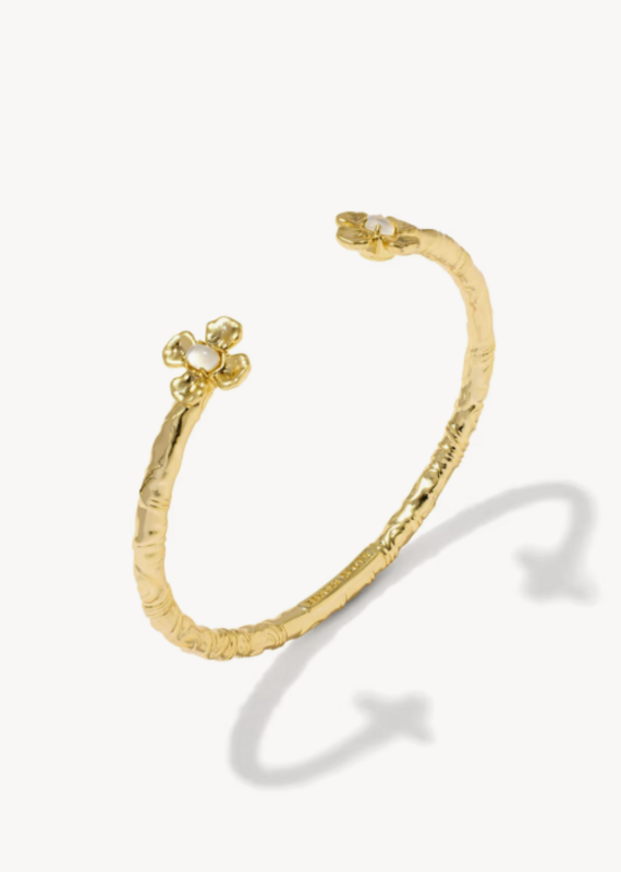 KENDRA SCOTT Leanne Cuff Bracelet in Natural Mop