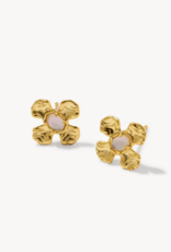 KENDRA SCOTT Leanne Stud Earrings in Natural Mop