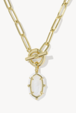 KENDRA SCOTT Elisa Enamel Link Chain Necklace in Gold