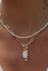 KENDRA SCOTT Elisa Enamel Link Chain Necklace in Gold