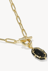 KENDRA SCOTT Elisa Enamel Link Chain Necklace in Gold