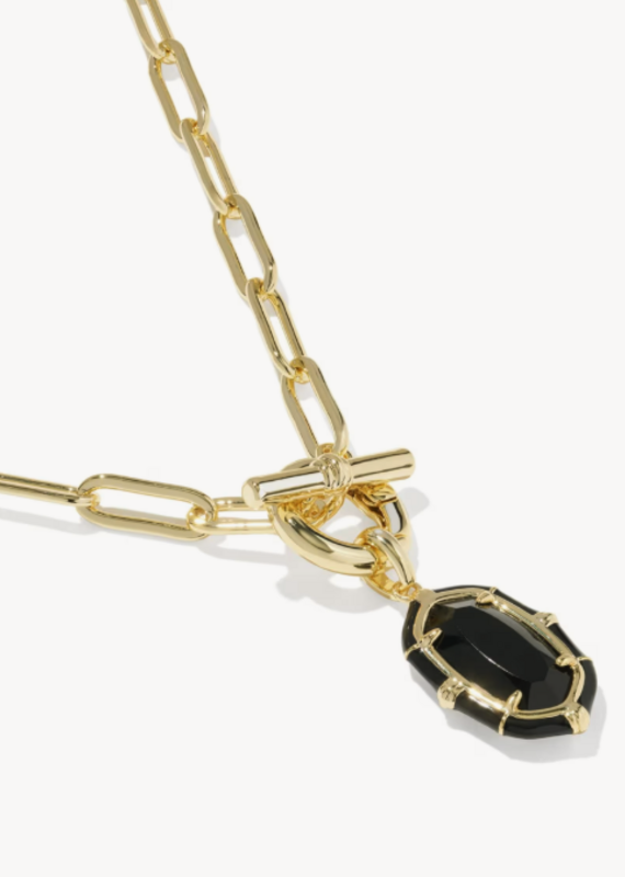 KENDRA SCOTT Elisa Enamel Link Chain Necklace in Gold